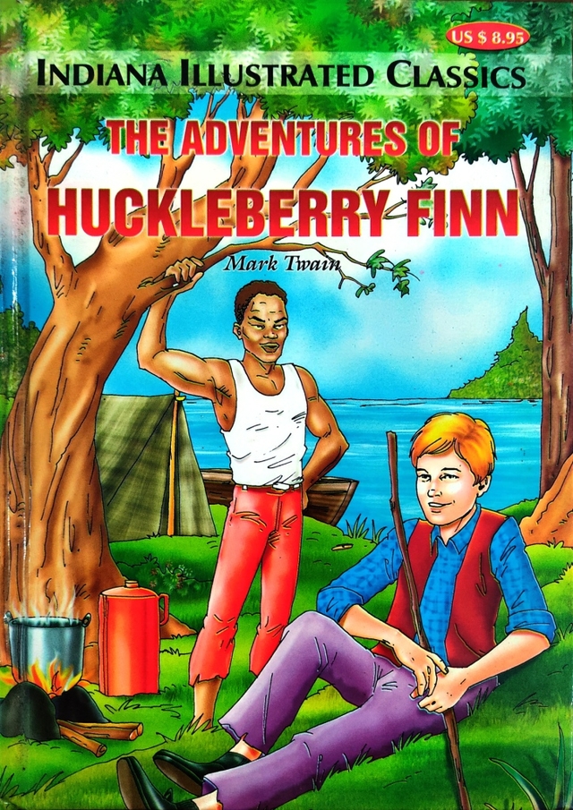 Cover of The Adventures of Huckleberry Finn (Abridged)